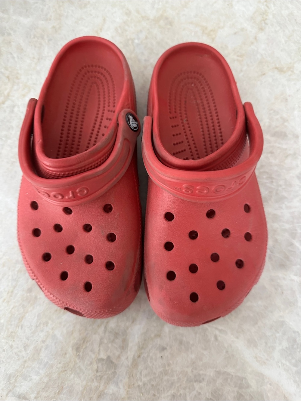 CROCS Kids Classic Clog in red